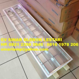 Kap Lampu RM Philips TBS318 2x36 watt